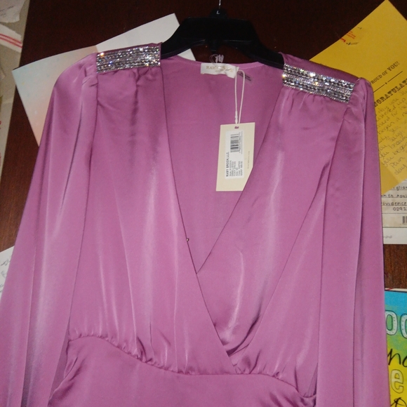 RAMY BROOK Foxy Embellished Cuff Dress 🆕 Size 00 - Picture 8 of 16